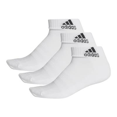 adidas Herren Performance Ankle Thin 3P Laufsocken, Weiß, 46-48 EU von adidas