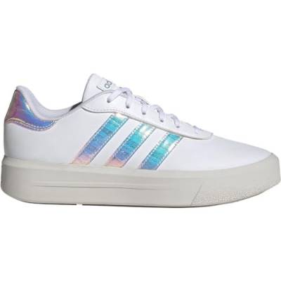 adidas Damen Court Platform Sneaker, Ftwr White Fast Pink Crystal White, 40 2/3 EU von adidas