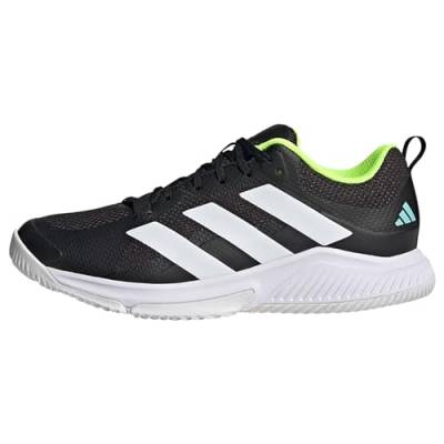 adidas Damen Court Team Bounce 2.0 Shoes-Low (Non Football), core Black/FTWR White/Flash Aqua, 44 EU von adidas