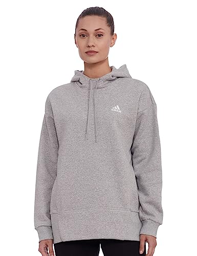 Adidas Damen HA6609 Kapuzenpullover, Mgreyh/White, XS von adidas