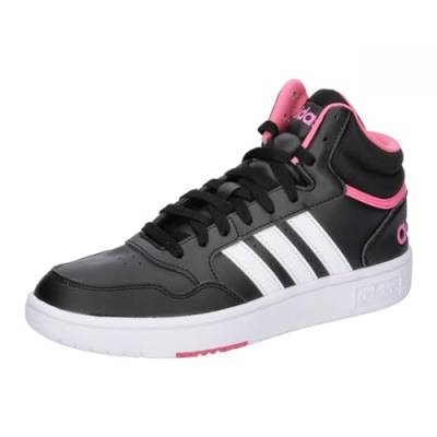 adidas Damen Hoops 3.0 Shoes-Mid (Non-Football), core Black/FTWR White/pink Fusion, 44 EU von adidas