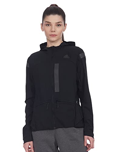 Adidas Damen Marathon Trainingsjacke, Black/Black, XS von adidas