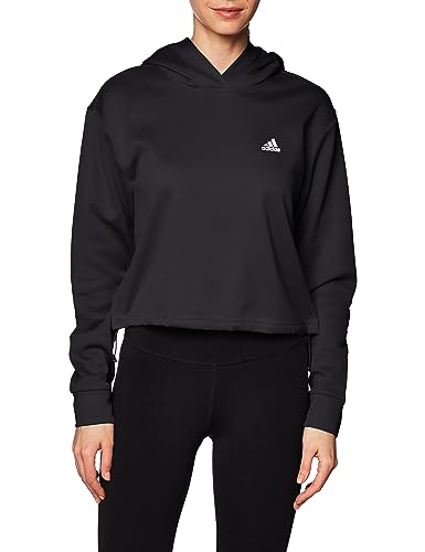 adidas Damen W Gg Hd SWT Sweatshirt, schwarz/weiß, M von adidas