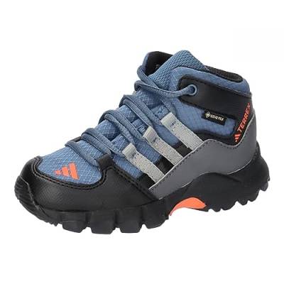 adidas Unisex Baby Terrex Gore-TEX Hiking Shoes-Mid (Non-Football), Wonder Steel/Grey Three/Impact orange, 18 EU von adidas