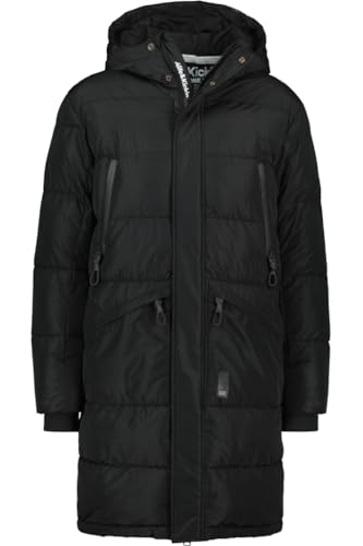 ALIFE and Kickin TobiasAK A Puffer Parka - Winterjacke Herren, Warm Gefütterter Steppmantel mit Voluminöser Kapuze, Lange Jacke in Daunenoptik, Herren Winterjacke, Jacke Moonless L von alife & kickin