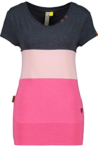 ALIFE and Kickin CleaAK T-Shirt Damen Fuchsia XS von alife & kickin