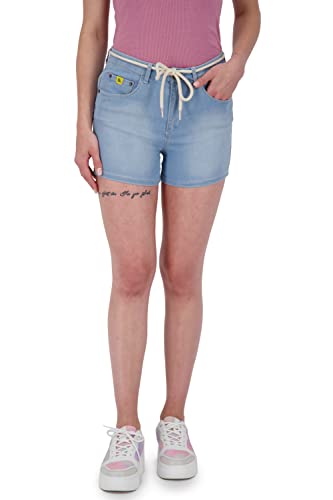 ALIFE and Kickin JanaAK DNM A Shorts Damen Jeansshorts, Kurze Hose Light Denim Washed L von alife & kickin