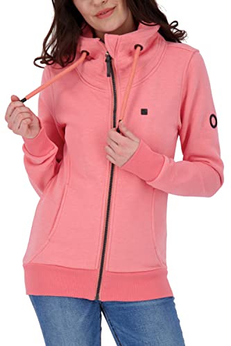 ALIFE and Kickin VivianAK Sweatjacket Damen Sweatjacke Peach S von alife & kickin