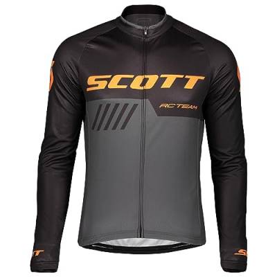 assocauicy Radtrikot Herren Langarm Winter,Fahrrad Trikots Windschutz Mit Fleece Atmungsaktiv Und Schnell Trocken mit Taschen von assocauicy