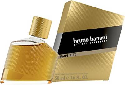 bruno banani Man's Best – Eau de Toilette Herren Parfüm Natural Spray – Eleganter, maskuliner Premiumduft für Männer – 1er Pack (1 x 50ml) von bruno banani