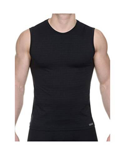 bruno banani Checkline 2.0 Tank Top 2er Pack Black Checked M von bruno banani