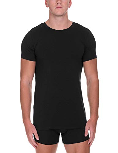 Bruno Banani Herren Shirt Infinity Unterhemd, Schwarz (Schwarz 007), Medium (Herstellergröße: M) von bruno banani