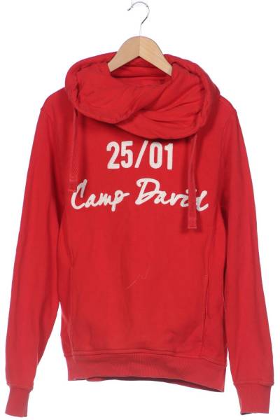 Camp David Damen Kapuzenpullover, rot von camp david