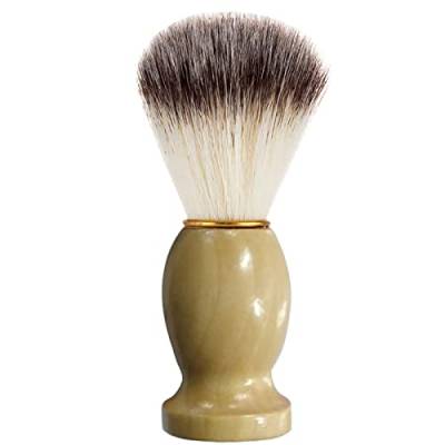 Werkzeug Holz Männer Bürste Haargriff Rasieren Rasierpinsel Herren Creme Intim (Brown, One Size) von chiphop
