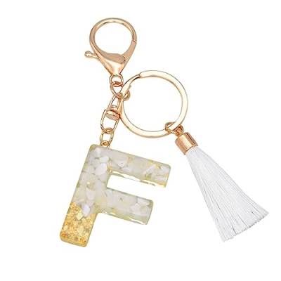 chiphop Amfirst A-Z Schlüsselanhänger für Frauen Harz Keychain für Tasche Flauschigen Schöne Personalisierter Durchscheinender Kreativer Handtaschen Cosplay Handtaschen von chiphop
