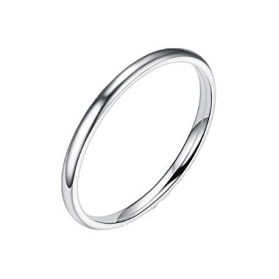 chiphop Fototapete Der Ringe Frauen-Ring-Geometrie-Ring-Silber-Massive 925 weiße Schmuck-Mode-Ringe Strandtuch Der Ringe (Silver, 11号) von chiphop