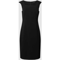 comma Knielanges Kleid mit Viskose-Anteil in Black, Größe 36 von comma