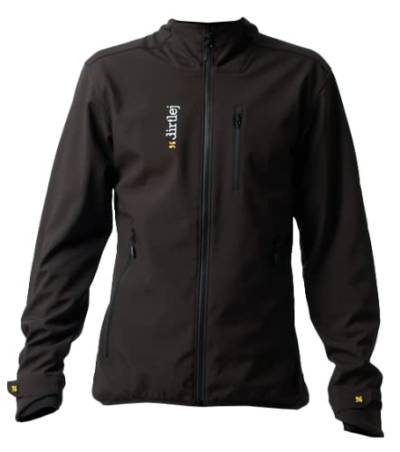 dirtlej weathershield warm, isolierte Funktions-Softshell Jacke für Radfahrer, schwarz (XXL) von dirtlej