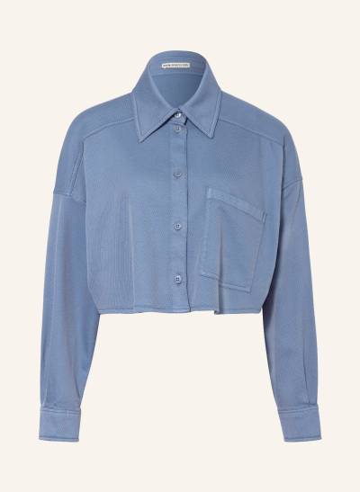 Drykorn Cropped-Overshirt Danu blau von drykorn