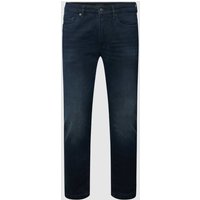 Drykorn Jeans mit Label-Patch Modell 'WEST' in Dunkelblau, Größe 34/34 von drykorn