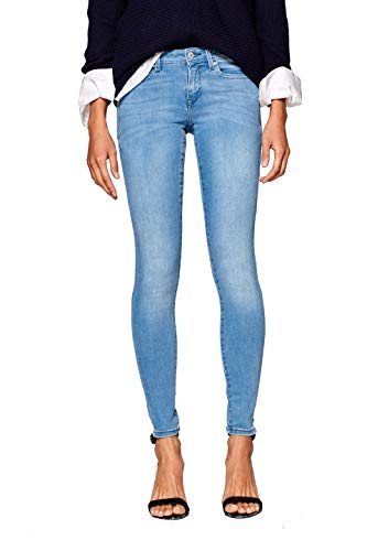 ESPRIT Damen 998CC1B826 Skinny Jeans, Blau (Blue Light Wash 903), W25/L32 (Herstellergröße: 25/32) von edc by Esprit