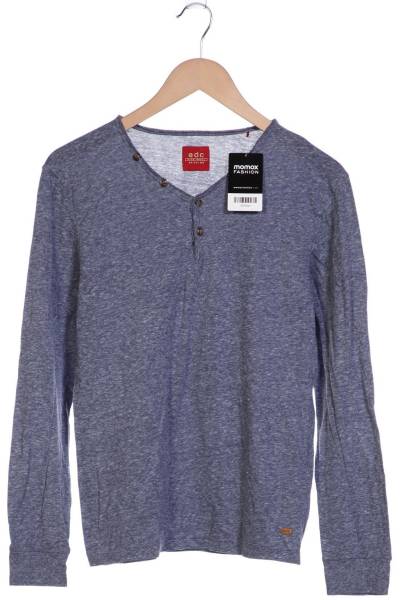 edc by Esprit Herren Langarmshirt, marineblau von edc by esprit