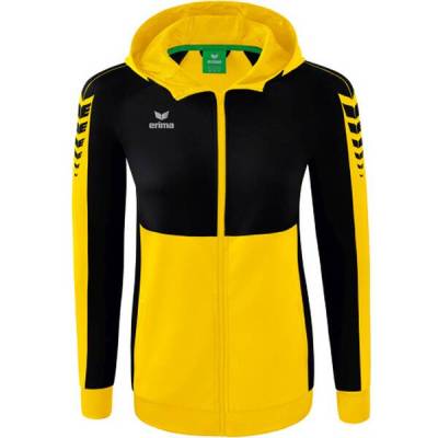 ERIMA Damen Six Wings Trainingsjacke mit Kapuze von erima