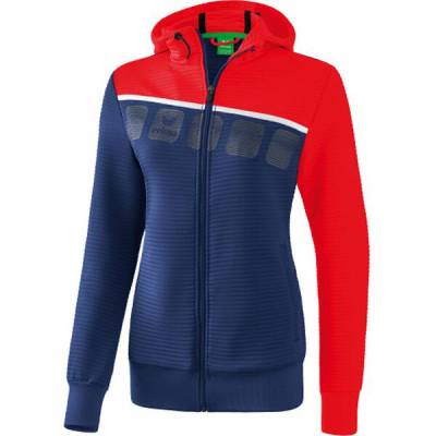 ERIMA Fußball - Teamsport Textil - Jacken 5-C Trainingsjacke mit Kapuze Damen von erima