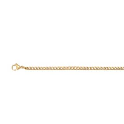 iXXXi Men Halskette Flat Chain Gold | 50cm von iXXXi