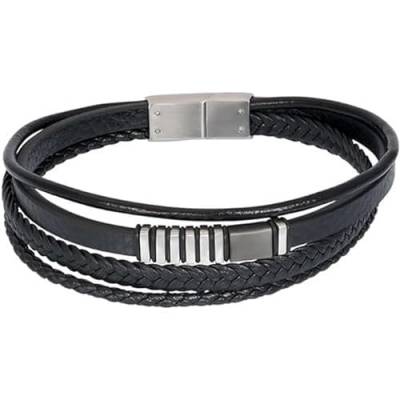 iXXXi Men Lederarmband Tyson Schwarz | 21.5cm von iXXXi