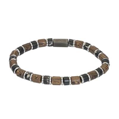 iXXXi Men Perlenarmband Jaxx mattes Silber | L von iXXXi