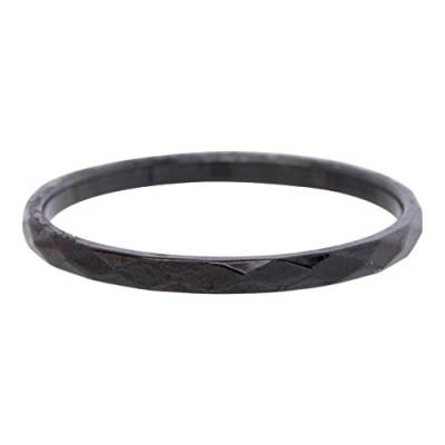 iXXXi Füllring HAMMERSCHLAGRING schwarz - 2 mm Größe Ringgröße 20 von iXXXi