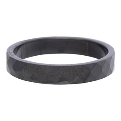 iXXXi Füllring KERAMIKRING FACETTE schwarz - 4 mm Größe Ringgröße 17 von iXXXi