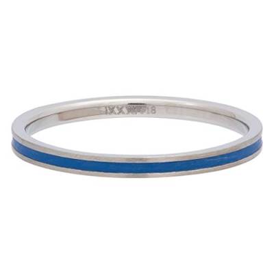 iXXXi Füllring LINE BLUE silber - 2 mm Größe Ringgröße 20 von iXXXi