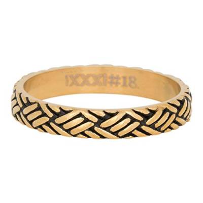 iXXXi Füllring LOVE KNOT gold/schwarz - 4 mm Größe 21 von iXXXi