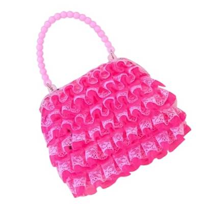 ibasenice Leuchtende Handtasche Für Mädchen Kinder Handtasche Mini-tasche Kinder-einkaufstasche Rollenspielzubehör Geschenktüten Für Kinderpartys Damen Scheinen Aufbewahrungstaschen von ibasenice