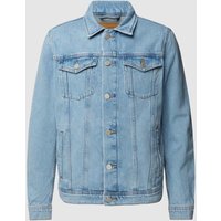 Jack & Jones Jeansjacke mit Eingrifftaschen in Blau, Größe XXL von jack & jones