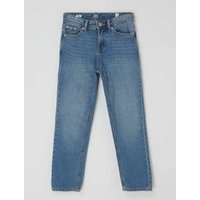 Jack & Jones Regular Fit Jeans aus Baumwolle Modell 'Clark' in Jeansblau, Größe 164 von jack & jones