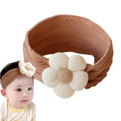 Leryveo Baby-Stirnbänder, Stirnbänder für Neugeborene - Baby Stirnband Weiche Haarbänder | Breite, dehnbare Kopfbedeckungen, niedliche Stirnbänder für Neugeborene, Haarschmuck für neugeborene von leryveo