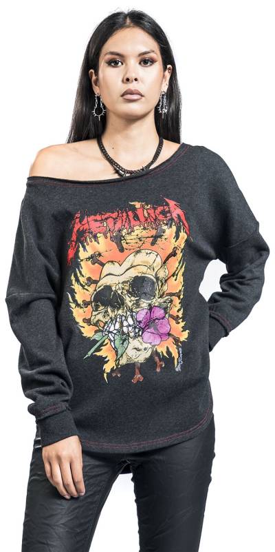 Metallica Sweatshirt - EMP Signature Collection - S bis L - für Damen - Größe L - multicolor  - EMP exklusives Merchandise! von metallica