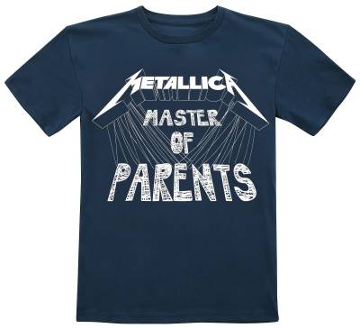 Metallica T-Shirt für Kinder - Kids - Master Of Parents - für Mädchen & Jungen - navy  - Lizenziertes Merchandise! von metallica