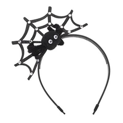 minkissy Halloween-Spinne Kopfbedeckungen Schmücken Halloween-Stoff Haarschmuck Für Kinder von minkissy