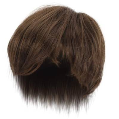 minkissy Perücke Kopfbedeckung Cosplay Kostüm Perücke männliche kurze perücke Männer Perücke toupee for men Perücke mit Pony Hut Perücke Haarschmuck für Männer Mann Haarteil Foto kurze Hose von minkissy