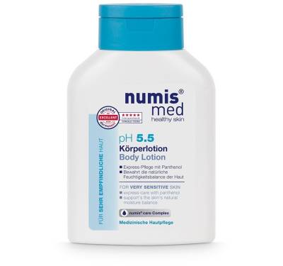numis med Körperlotion Bodylotion ph 5.5 für empfindliche Haut - Körperlotion vegan 1x 200 ml, 1-tlg. von numis med