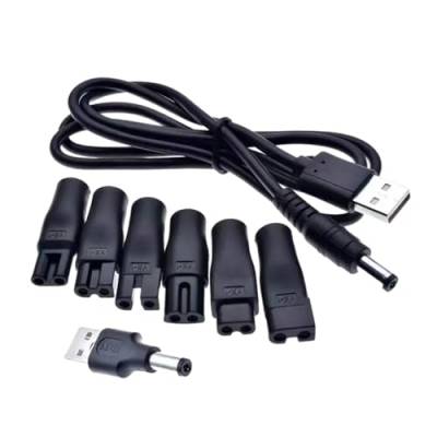 predolo Ladekonverter-Anschluss, DC-Anschluss, multifunktionaler USB-Adapter, Konvertierungsanschluss für -Schreibtischlampen, 7 Stück und USB-Kabel von predolo