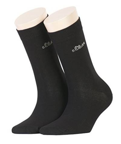 6 Paar s.Oliver Damen Socken Classic Socken 05 black 39-42 von s.Oliver