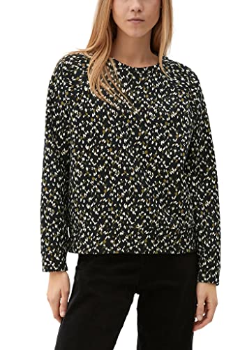 s.Oliver Damen 2121627 Sweatshirt, BLACK, 46 von s.Oliver