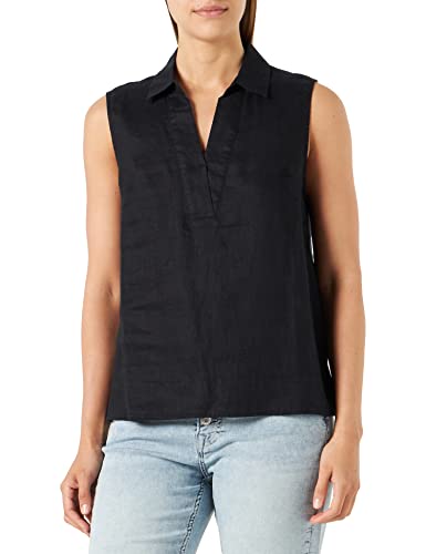 s.Oliver Damen 2131840 Bluse Ärmellos, Schwarz 9999, 46 EU von s.Oliver