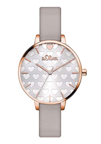 s.Oliver Damen Analog Quarz Armbanduhr SO-3475-LQ von s.Oliver