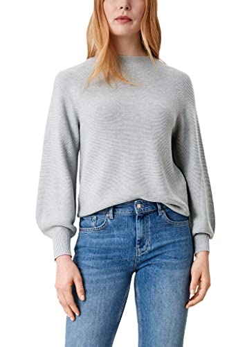 s.Oliver Damen 120.11.899.17.170.2112212 Sweater, Grey Melange, 36 von s.Oliver